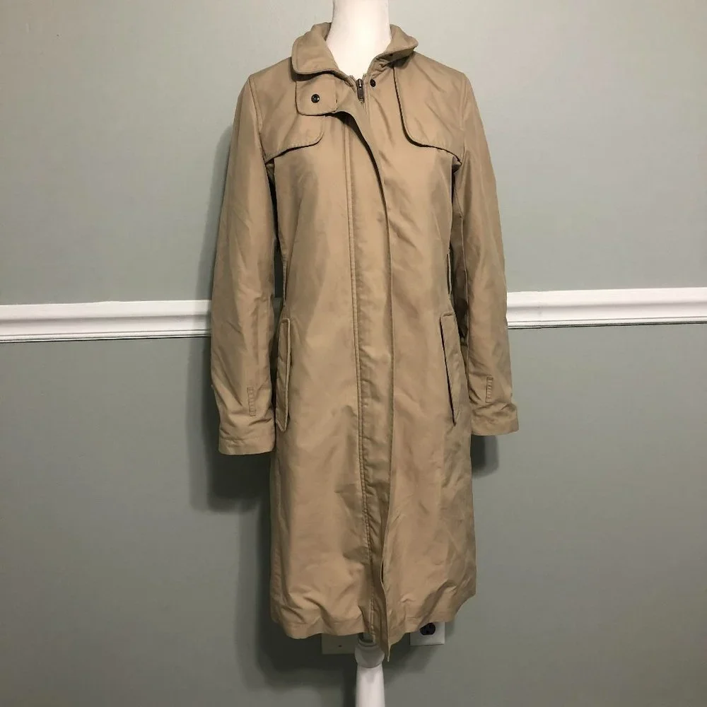 Burberry Womens Pendle Trench Coat Sz 4 - Picture 1 of 16